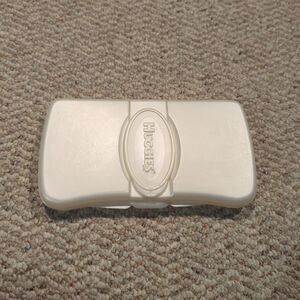 Huggies Baby Diaper Wipes Container Case Only  Travel Size Off White EMPTY